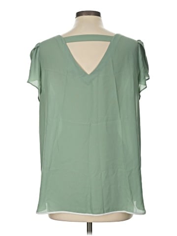 Ann Taylor LOFT Outlet Short Sleeve Blouse (view 2)