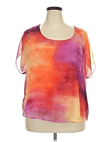 Live and Let Live Short Sleeve Blouse (view 1)