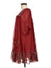 Free People 100% Polyester Paisley Red Casual Dress Size M - photo 5