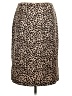 Jaclyn Smith 100% Polyester Animal Print Brown Casual Skirt Size 8 - photo 2