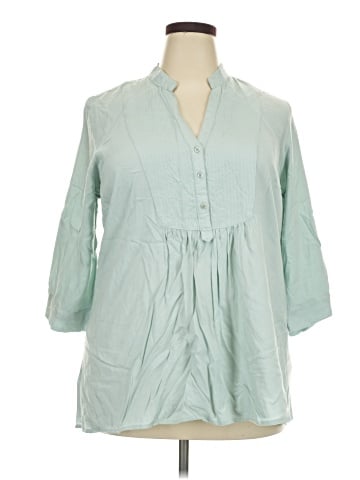 Magazine 3/4 Sleeve Blouse (view 1)