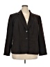 NIPON BOUTIQUE 100% Polyester Brown Blazer Size 22 - photo 1