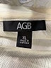 AGB 100% Polyester Ivory Sleeveless Blouse Size XL - photo 7