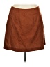 Shein 100% Polyester Solid Brown Casual Skirt Size 6 - photo 1