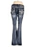 Rock Revival 100% Elastane Hearts Silver Jeans Size 30 waist - photo 2