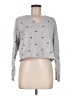 colsie Hearts Gray Pullover Sweater Size M - photo 1