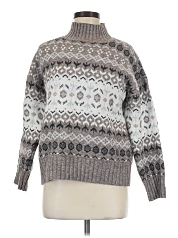 Marled Turtleneck Sweater (view 1)