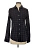 Trovata Plaid Black Long Sleeve Button-Down Shirt Size S - photo 1