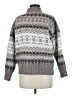 Marled Gray Turtleneck Sweater Size M - photo 2