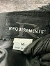 Requirements 100% Polyester Solid Black Formal Skirt Size 14 - photo 4