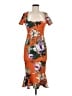 ASOS Orange Cocktail Dress Size 6 - photo 1
