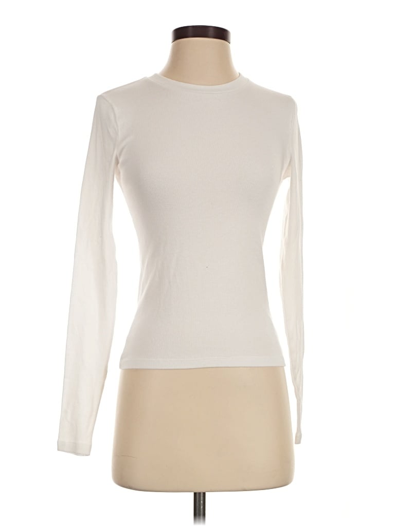 Pre-owned Tna Long Sleeve T-shirt In Ivory