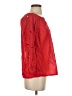 Talbots 100% Cotton Red 3/4 Sleeve Blouse Size S - photo 4