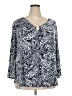 Cato Blue 3/4 Sleeve Blouse Size 22 - photo 1