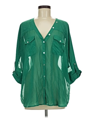 Daniel Rainn 3/4 Sleeve Button-Down Shirt (view 1)