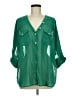 Daniel Rainn Green 3/4 Sleeve Button-Down Shirt Size M - photo 1