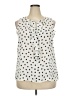 Elle 100% Polyester Ivory Sleeveless Blouse Size XXL - photo 1
