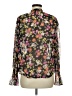 Steve Madden Floral Black Long Sleeve Blouse Size M (estimated) - photo 2
