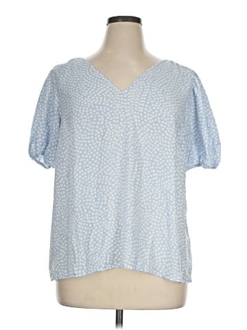 LC Lauren Conrad Short Sleeve Blouse (view 1)