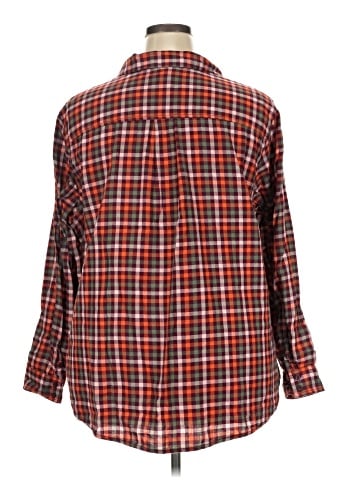 St. John's Bay Long Sleeve Button-Down Shirt (view 2)