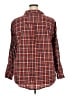 St. John's Bay 100% Cotton Plaid Red Long Sleeve Button-Down Shirt Size 2X - photo 2