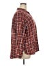 St. John's Bay 100% Cotton Plaid Red Long Sleeve Button-Down Shirt Size 2X - photo 4