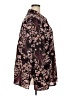 Catherines Floral Burgundy Long Sleeve Blouse Size 3X - photo 4