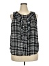 Elle 100% Polyester Black Sleeveless Blouse Size XXL - photo 1