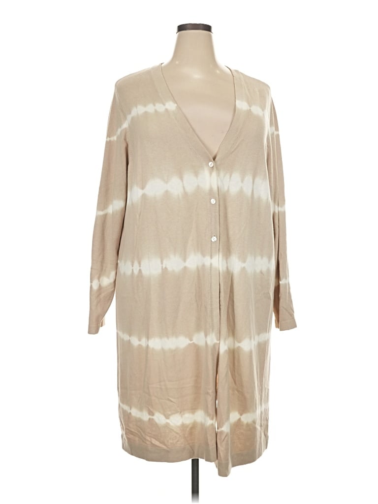 Pre-owned Purejill Cardigan Sweater In Tan