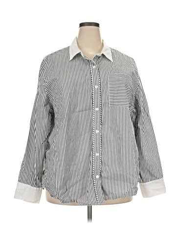 New York & Company Long Sleeve Button-Down Shirt (view 1)