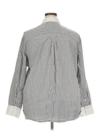 New York & Company Long Sleeve Button-Down Shirt (view 2)