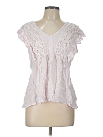 Maurices Short Sleeve Blouse (view 1)