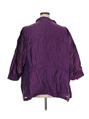 Maggie Barnes 3/4 Sleeve Button-Down Shirt (view 2)