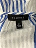 Talbots Stripes Blue Sleeveless Button-Down Shirt Size M - photo 7