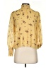 Wilfred 100% Polyester Yellow 3/4 Sleeve Blouse Size XXS - photo 1