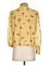 Wilfred 100% Polyester Yellow 3/4 Sleeve Blouse Size XXS - photo 2