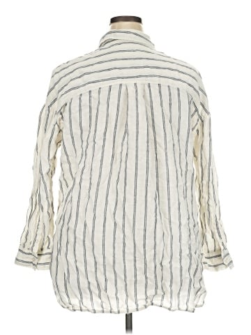 Everlane 3/4 Sleeve Button-Down Shirt (view 2)