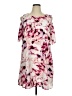 Apt. 9 100% Polyester Print Pink Casual Dress Size 16 - photo 1