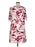 Apt. 9 100% Polyester Print Pink Casual Dress Size 16 - photo 2