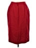 Sag Harbor 100% Wool Solid Red Wool Skirt Size 12 - photo 2
