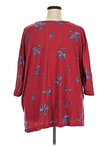 Woman Within 3/4 Sleeve T-Shirt (view 2)