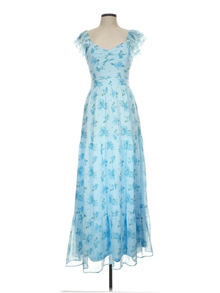 Pre-owned Altar'd State Cocktail Dress In Blue