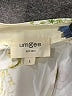 Umgee Floral Ivory 3/4 Sleeve Blouse Size L - photo 7