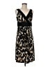 Axcess 100% Polyester Animal Print Black Cocktail Dress Size M - photo 1