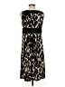 Axcess 100% Polyester Animal Print Black Cocktail Dress Size M - photo 2