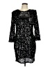 Iska 100% Polyester Black Cocktail Dress Size UK 16 / US 12 - photo 1