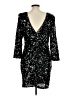 Iska 100% Polyester Black Cocktail Dress Size UK 16 / US 12 - photo 2