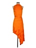 Elliatt 100% Viscose Orange Cocktail Dress Size S - photo 1
