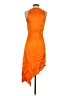 Elliatt 100% Viscose Orange Cocktail Dress Size S - photo 2