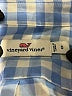 Vineyard Vines Checkered-gingham Blue Long Sleeve Button-Down Shirt Size 0 - photo 7